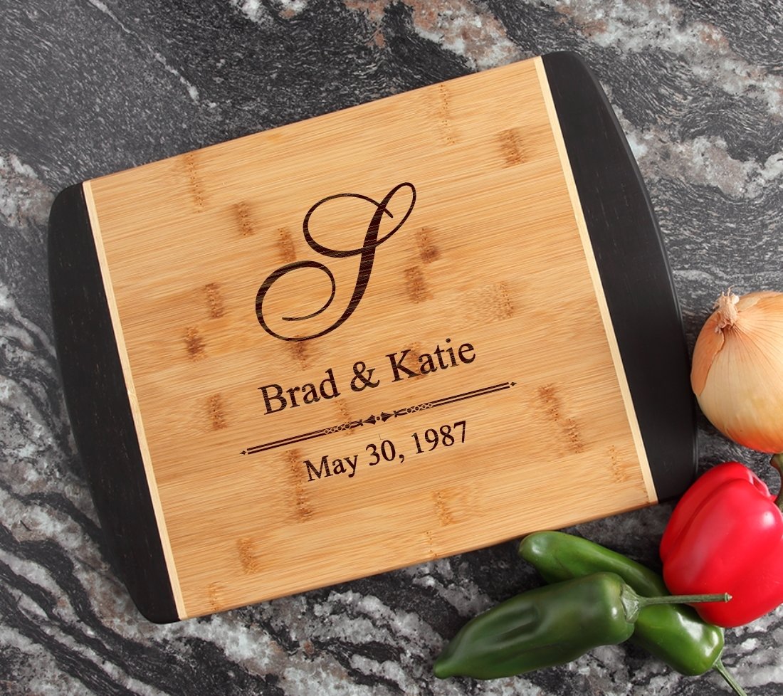 Engraved Cutting Board Personalized Bamboo 15 x 11 DESIGN 11 CBJ-011