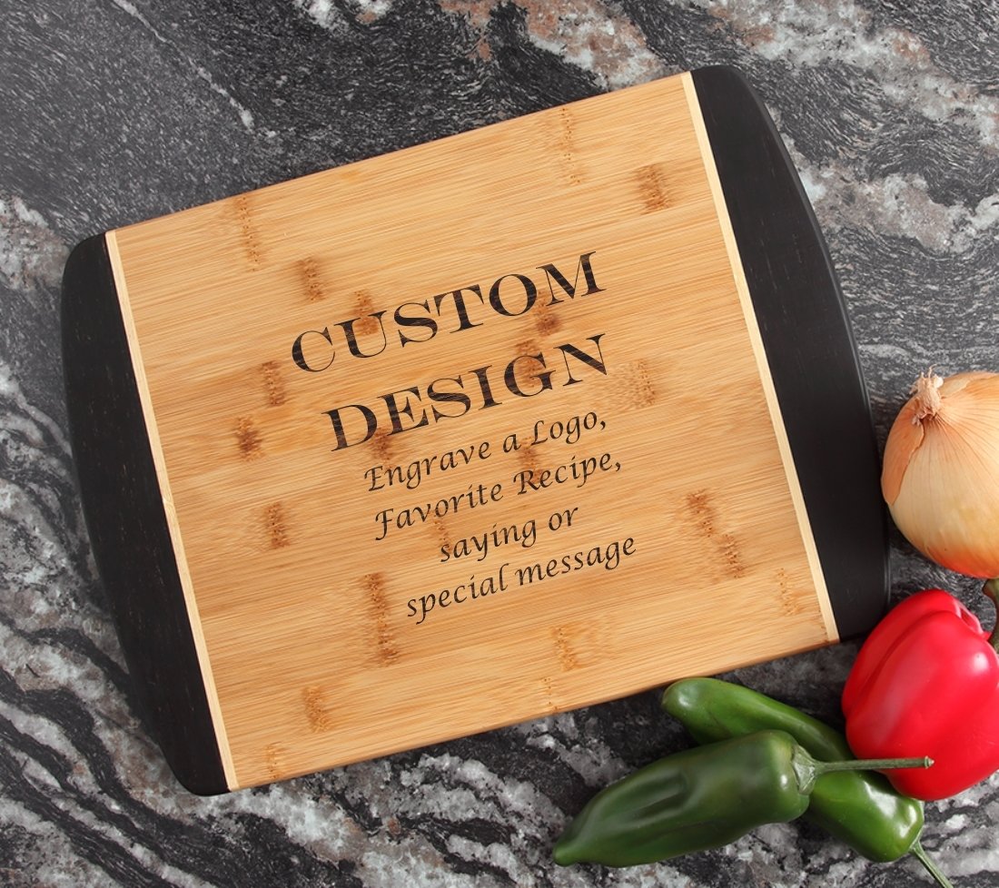 Engraved Cutting Board Personalized Bamboo 15 x 11 DESIGN 13 CBJ-013