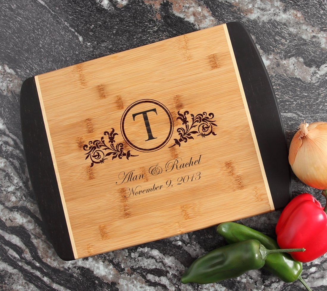 Engraved Cutting Board Personalized Bamboo 15 x 11 DESIGN 15 CBJ-015