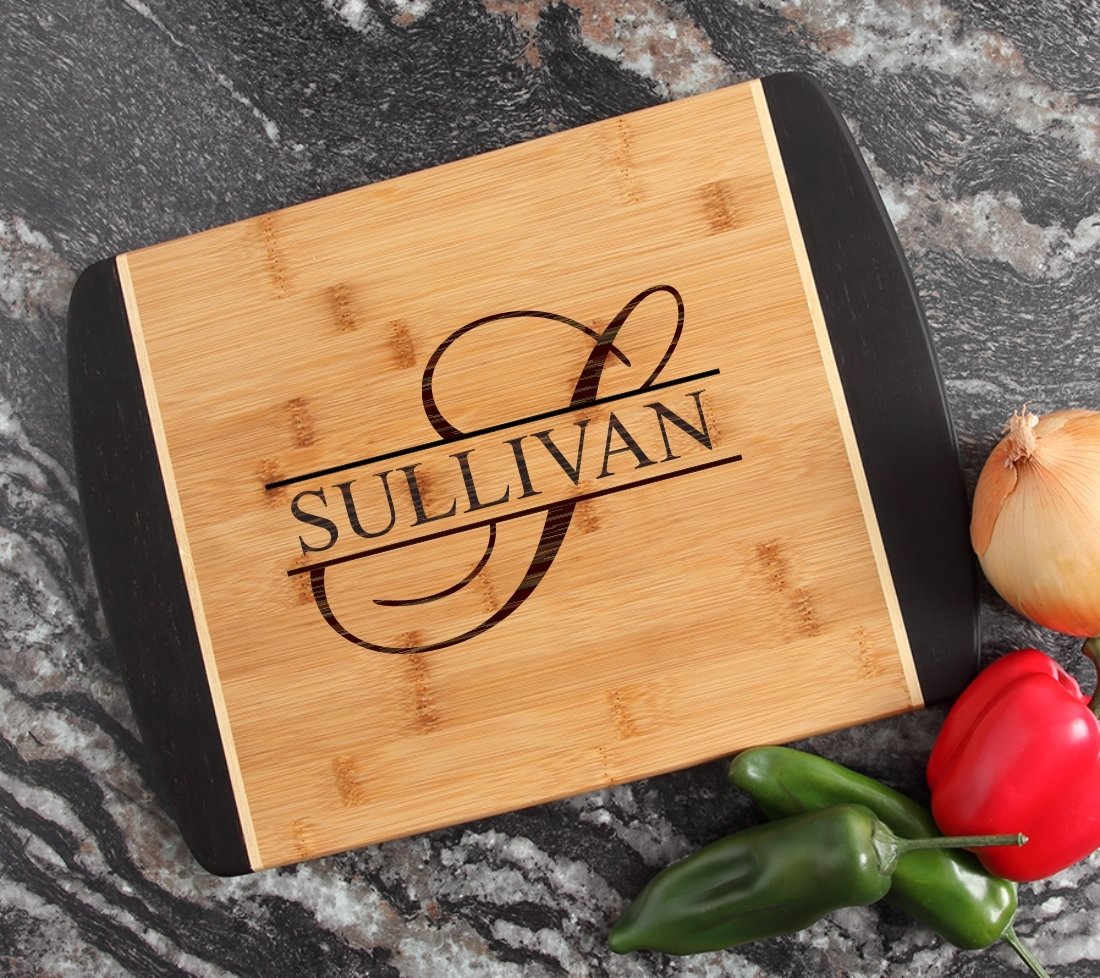 Engraved Cutting Board Personalized Bamboo 15 x 11 DESIGN 25 CBJ-025