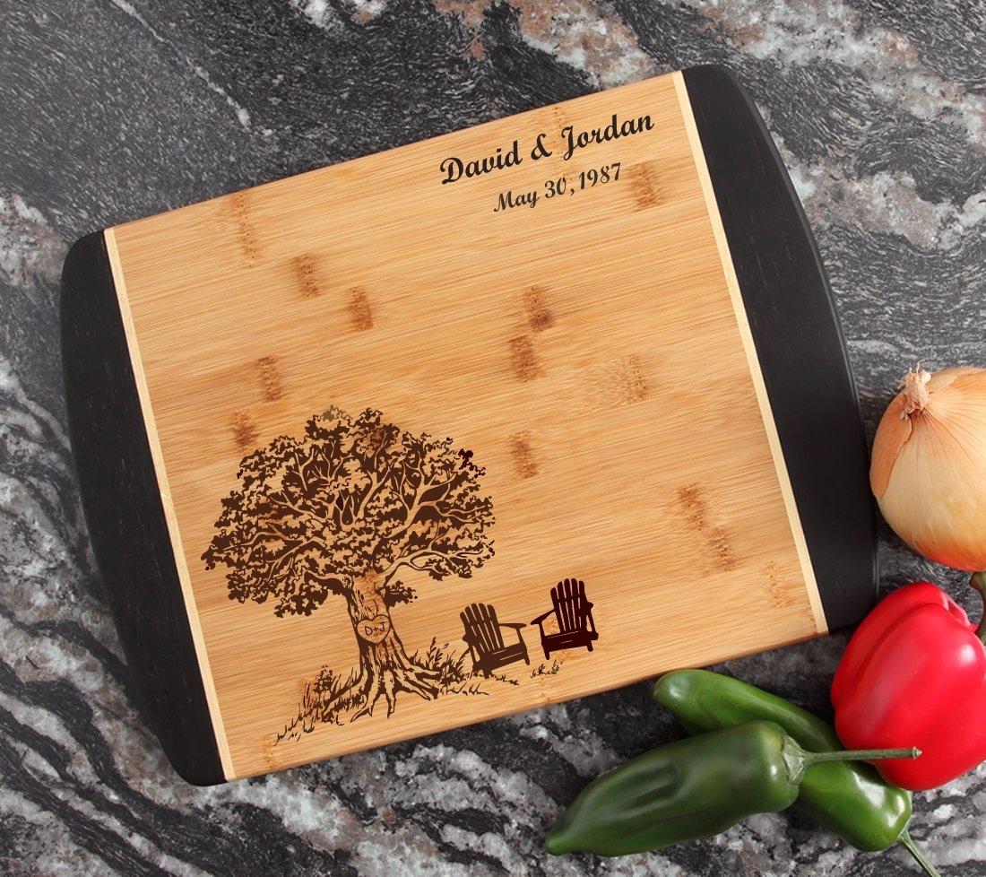 Engraved Cutting Board Personalized Bamboo 15 x 11 DESIGN 31 CBJ-031