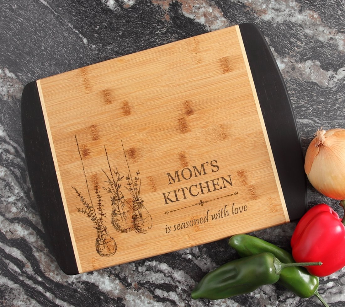 Engraved Cutting Board Personalized Bamboo 15 x 11 DESIGN 37 CBJ-037