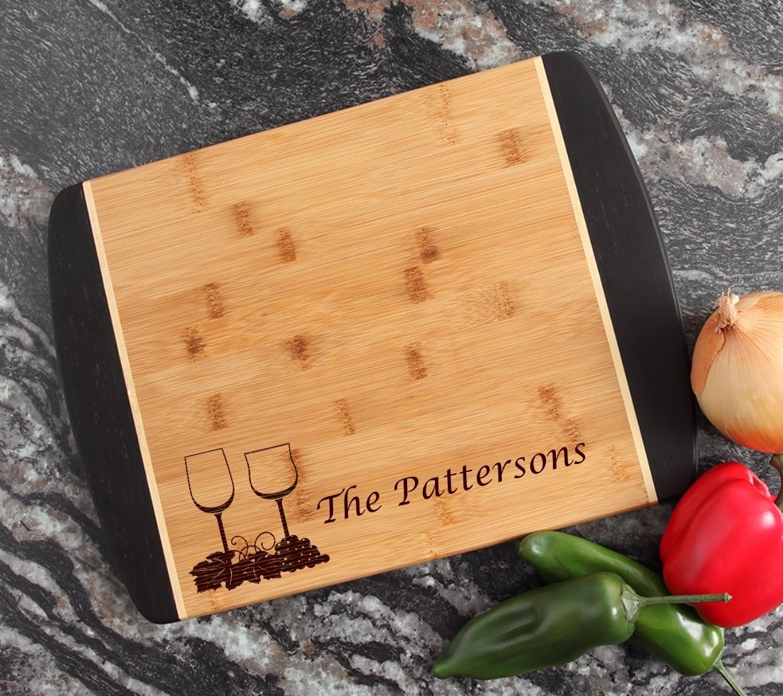 Engraved Cutting Board Personalized Bamboo 15 x 11 DESIGN 5 CBJ-005