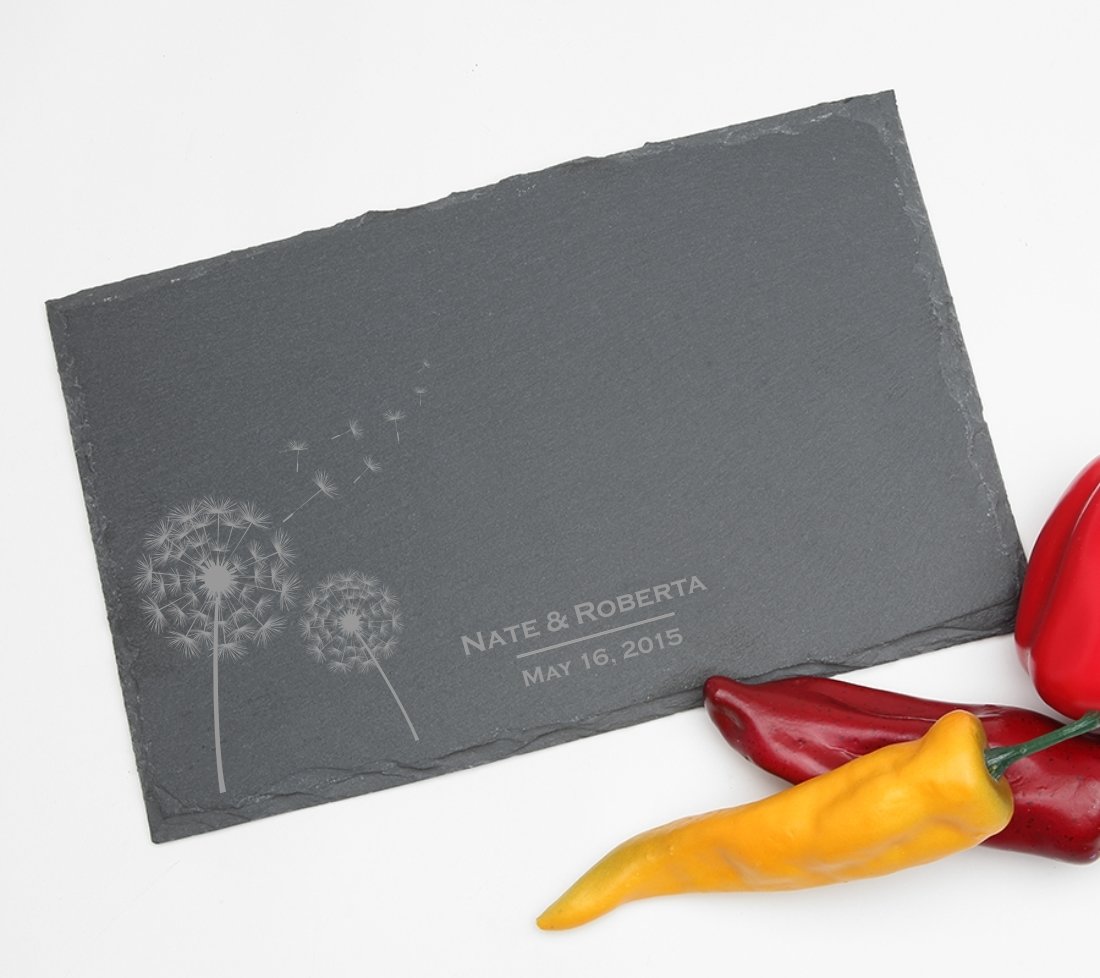 Personalized Slate Cheese Board 11 x 7 DESIGN 28 SCBS-028