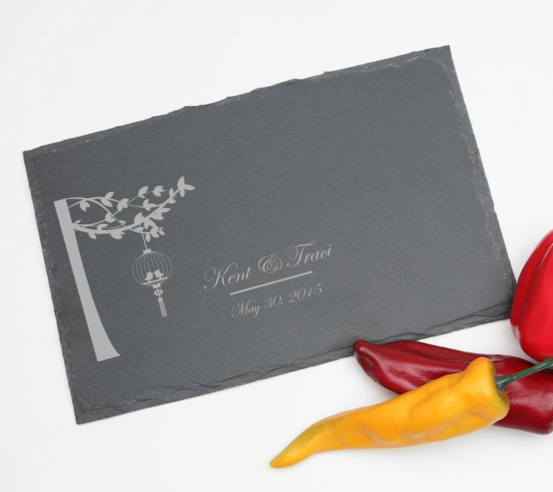 Personalized Slate Cheese Board 11 x 7 DESIGN 32 SCBS-032