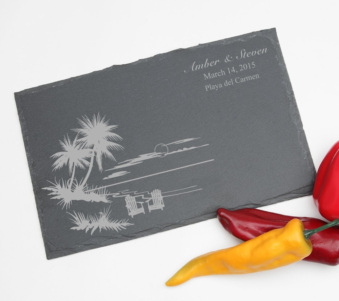 Personalized Slate Cheese Board 11 x 7 DESIGN 33 SCBS-033