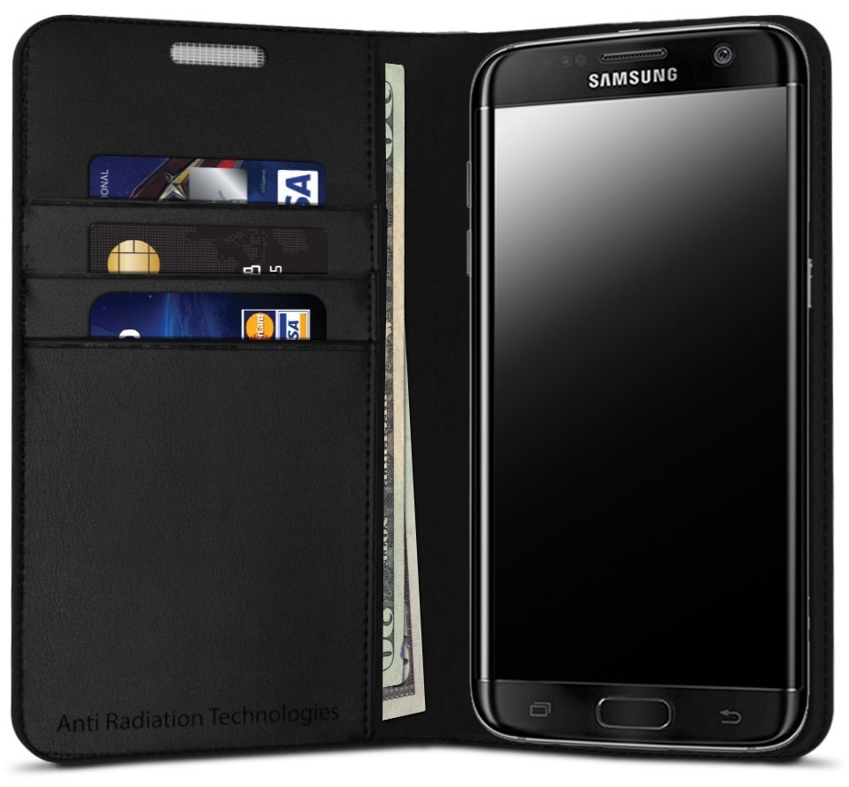 vest Anti-Radiation Wallet Case for Galaxy S7 Edge 00103
