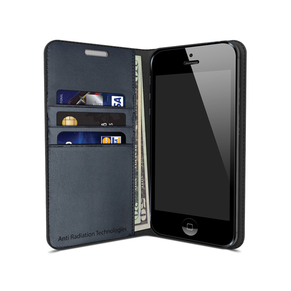 vest Anti-Radiation Wallet Case for iPhone 5 / 5S / SE 00105