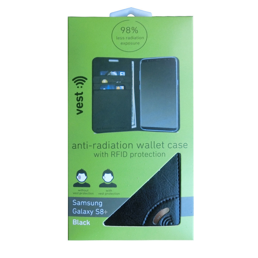vest Anti-Radiation Wallet Case for Galaxy S8+ PLUS