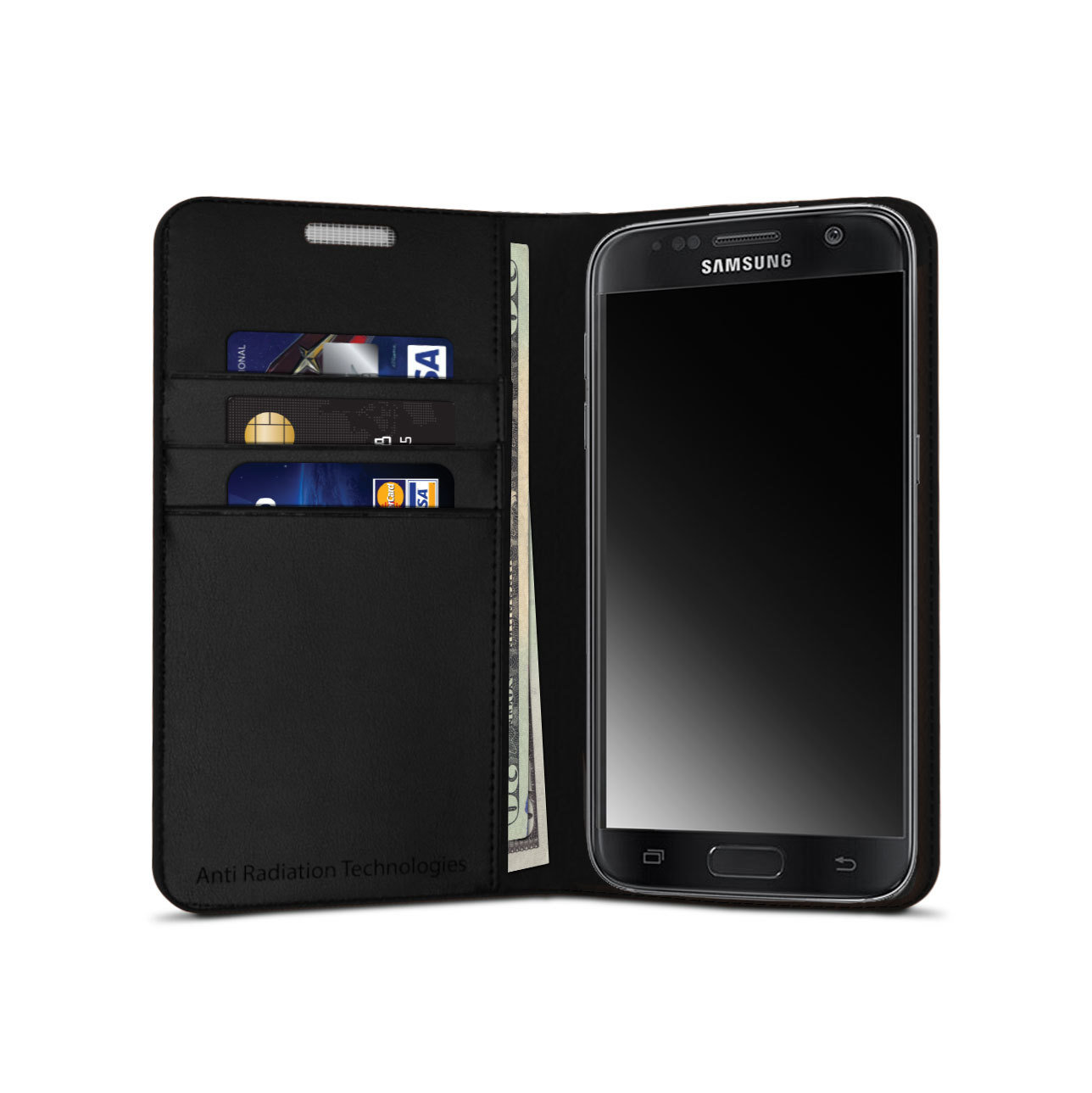 vest Anti-Radiation Wallet Case for Galaxy S7