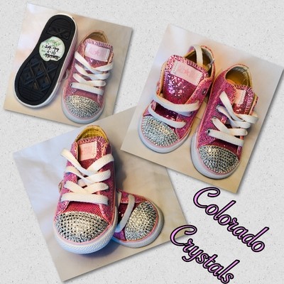 Baby Converse With Swarovski Crystals Baby Converse With Swarovski Crystals