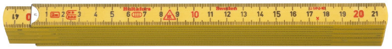 Folding Rule GE59 — 2m, 10 sections (Yellow) Folding Rule GE59 — 2m, 10 sections (Yellow)