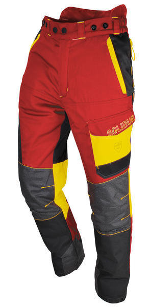 Comfy Lumberjack Trousers—Red/Yellow Comfy Lumberjack Trousers—Red/Yellow