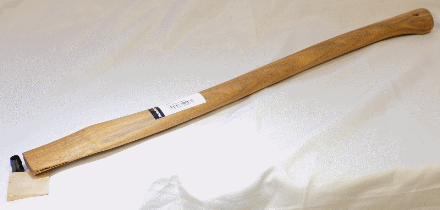 Axe Shaft Curved With Wooden Wedge—Spare Handle YSS 650-50x20 Axe Shaft Curved With Wooden Wedge—Spare Handle YSS 650-50x20