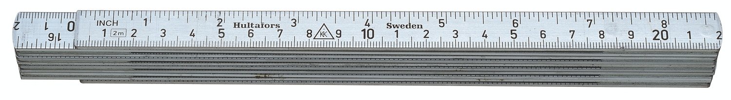 Hultafors Aluminium Folding Rule A61 — 2m, 10 sections Hultafors Aluminium Folding Rule A61 — 2m, 10 sections