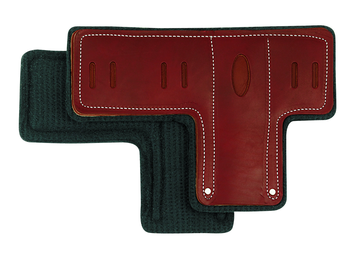 Pair of T-Shaped Climber Pads with Felt Liner Pair of T-Shaped Climber Pads with Felt Liner