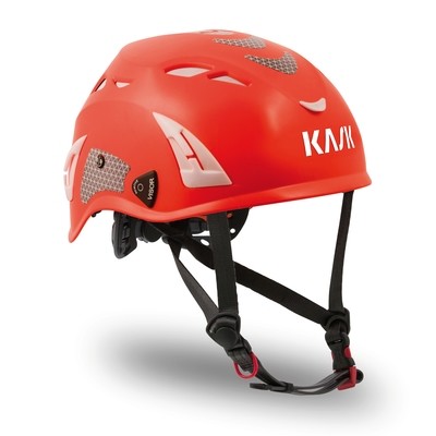 Kask Superplasma HI VIZ Helmet — Red Fluorescent Kask Superplasma HI VIZ Helmet — Red Fluorescent