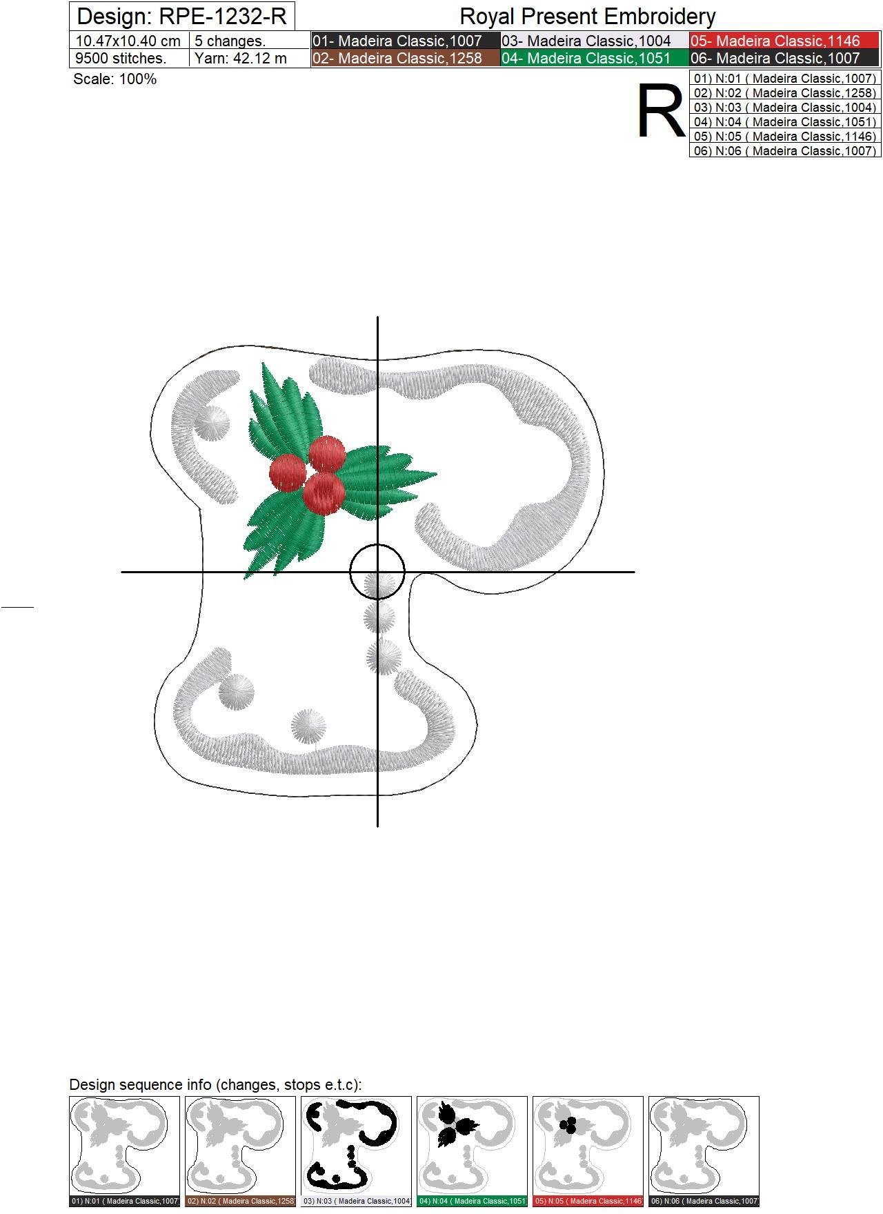 Дизайны машинной вышивки Пряники Merry Christmas