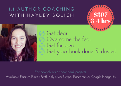 1:1 Author Coaching Half Day Session with Hayley Solich