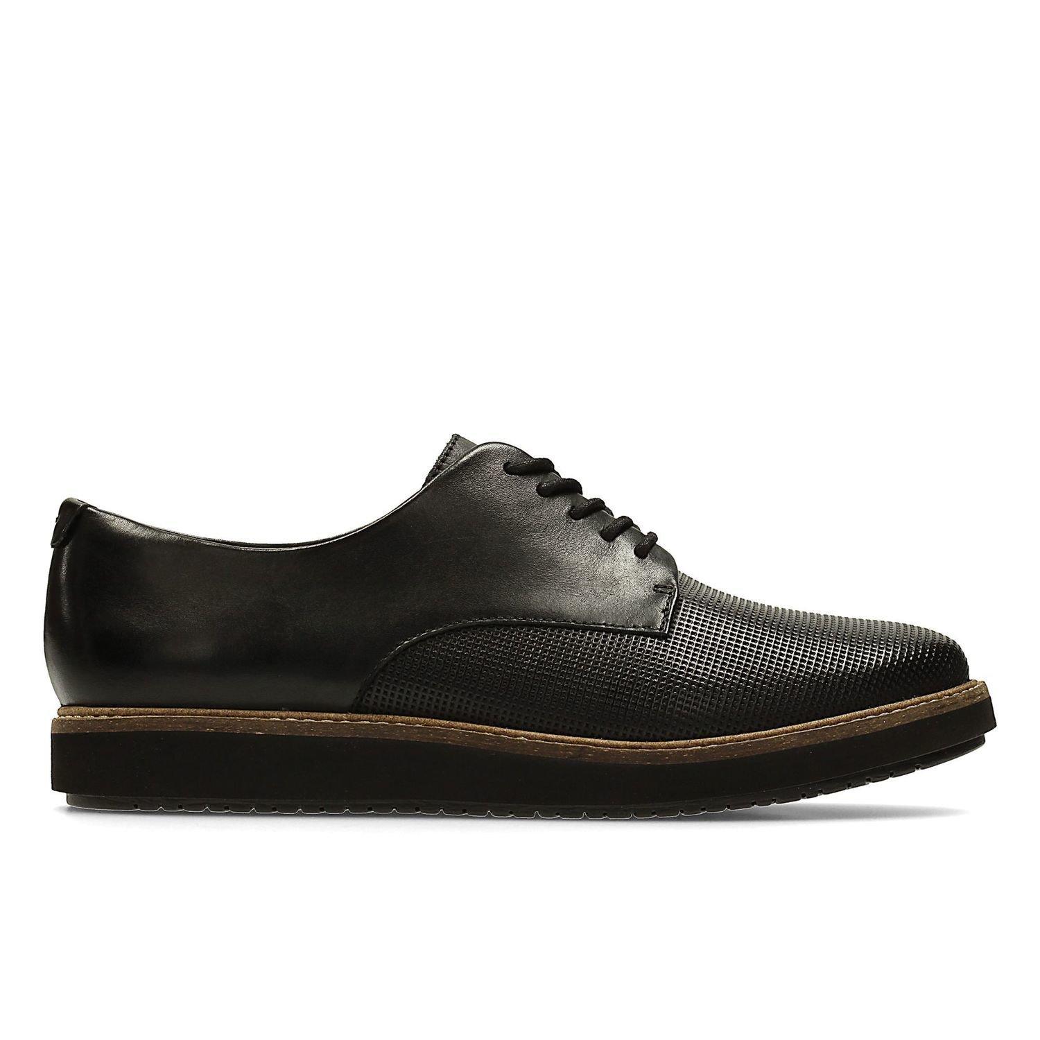 Zapatos Glick Darby Cuero Negro TN-2380201