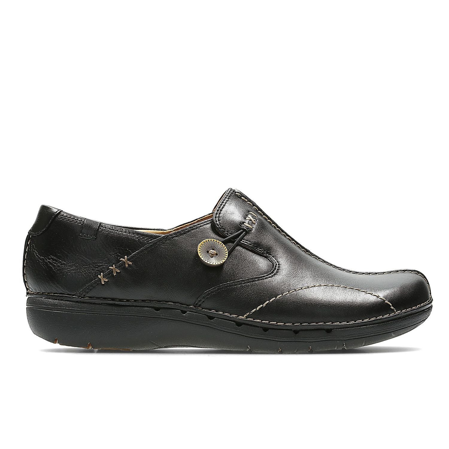 Zapatos Un Loop Cuero Negro TN-2380101