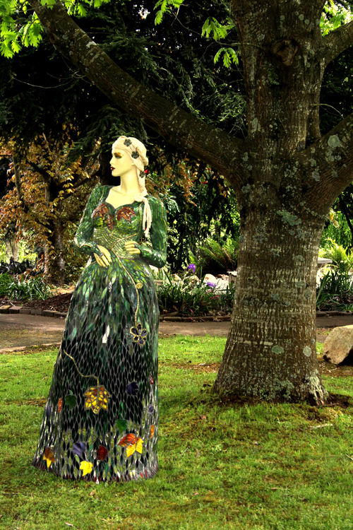 Gaia - Goddess of the Garden Mosaic Sculpture $800 to CanCure fundraising 00048