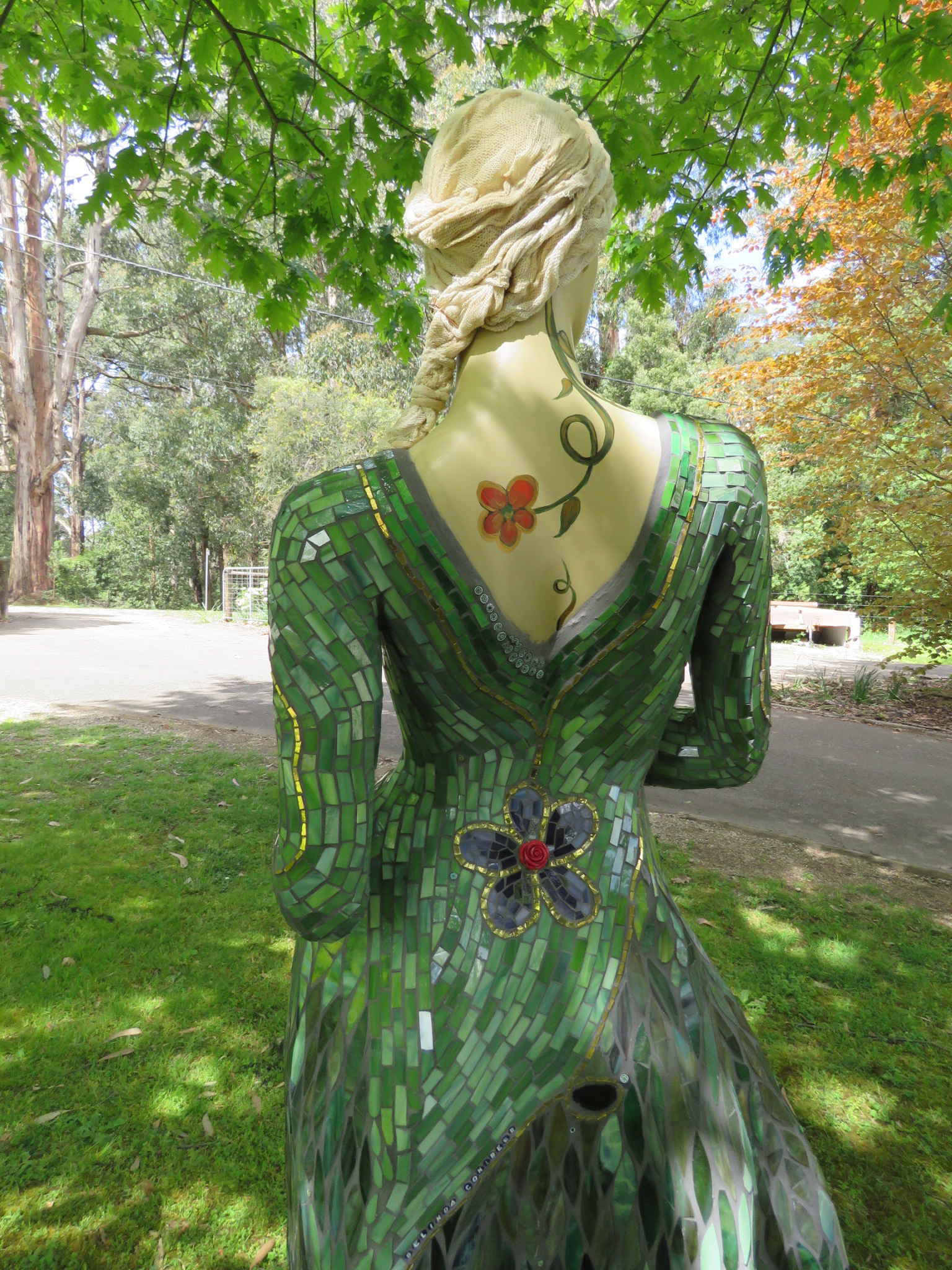 Gaia - Goddess of the Garden Mosaic Sculpture $800 to CanCure fundraising
