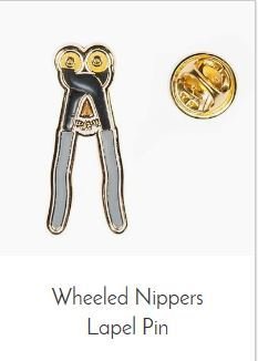 Lapel Pin Wheeled Nippers 00136