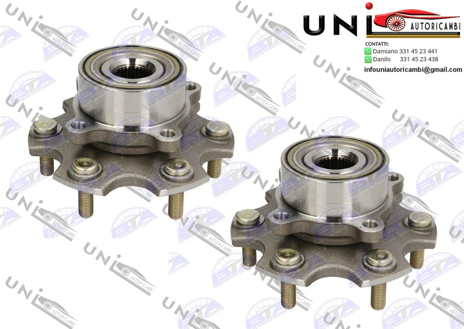IPS Parts IUB-10500E Kit Cuscinetto Ruota Anteriore