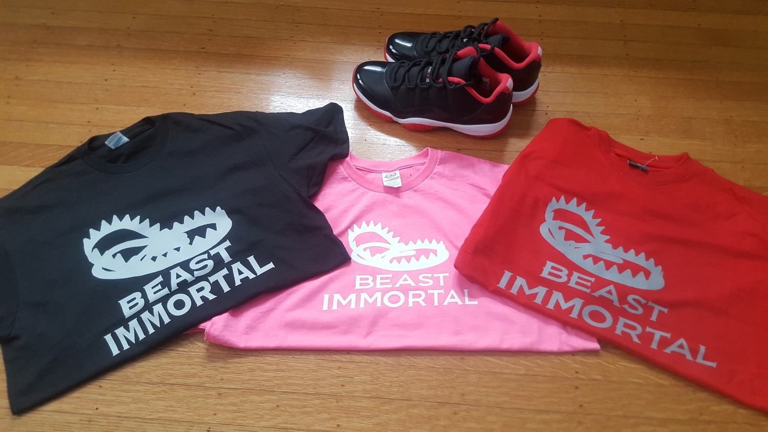 Beast Immortal pink t-shirt Beast Immortal pink t-shirt