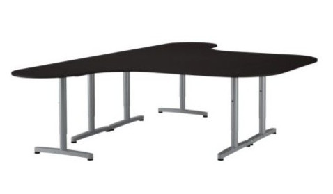 Black Ikea Galant Desks W T Legs