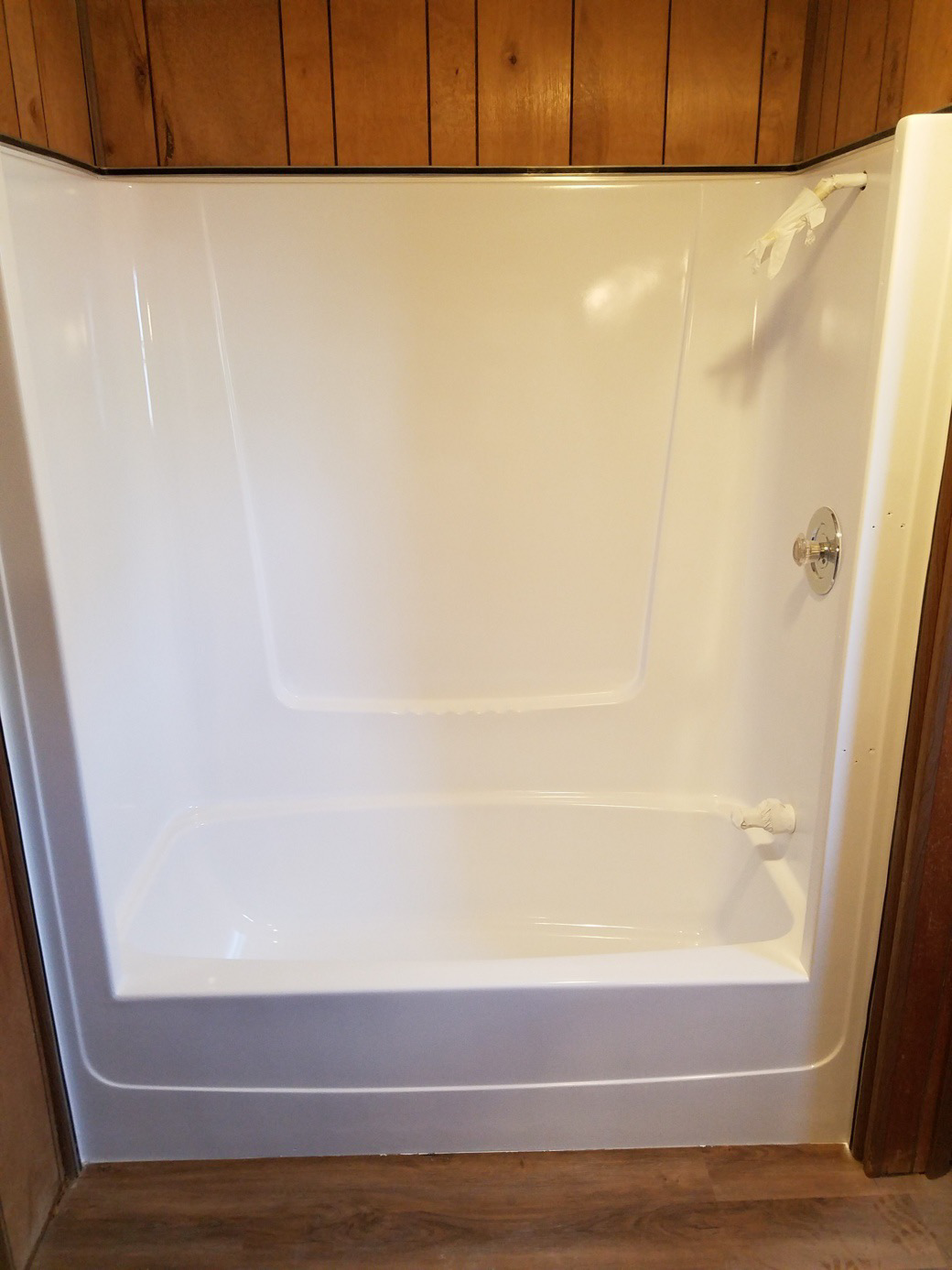 Fiberglass Bathtub + Surround Refinishing