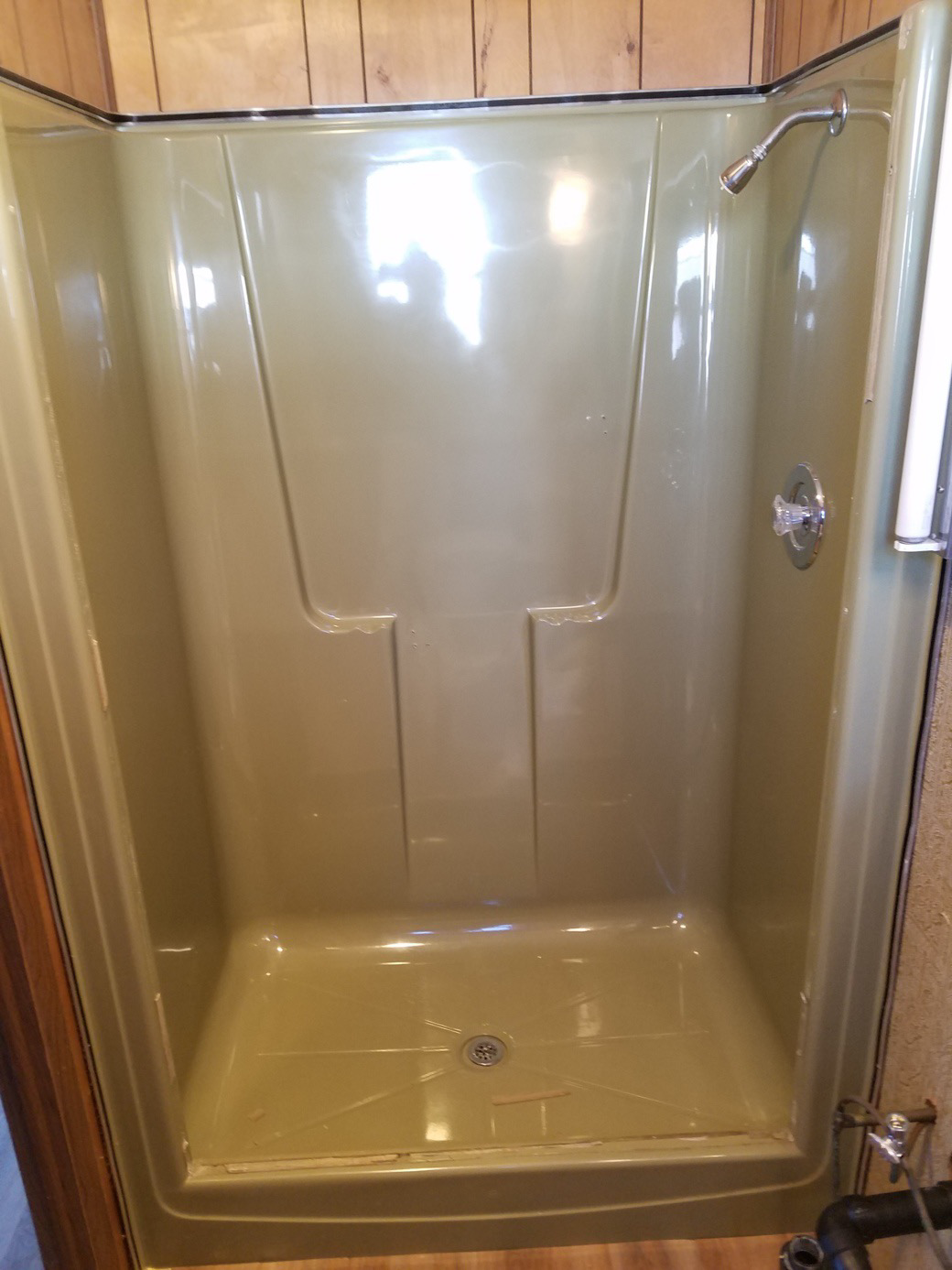 Fiberglass Bathtub + Surround Refinishing