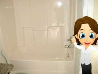 Fiberglass Bathtub + Surround Refinishing 00047