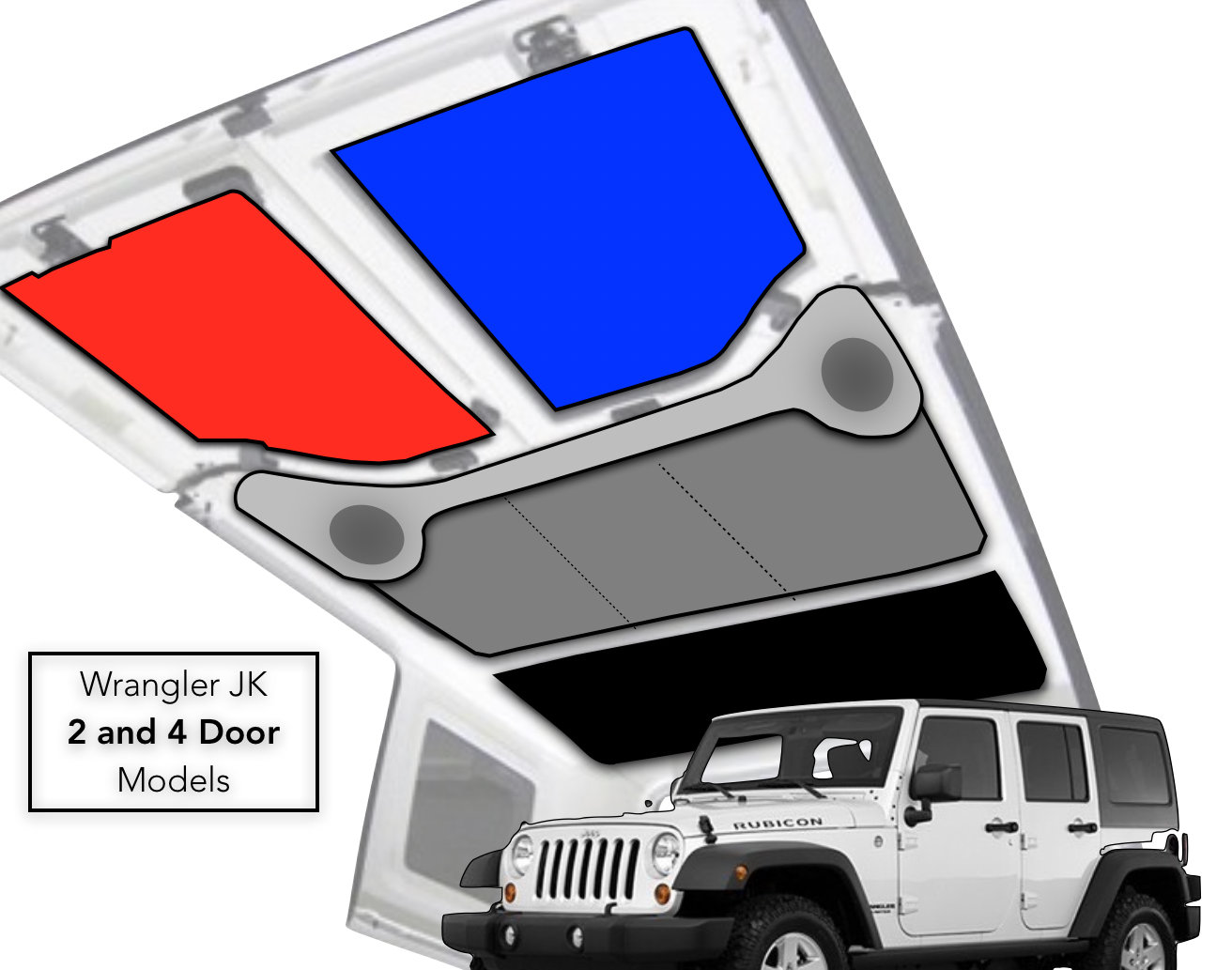 Jeep Wrangler Jk Hardtop Headliners Jtopsusa