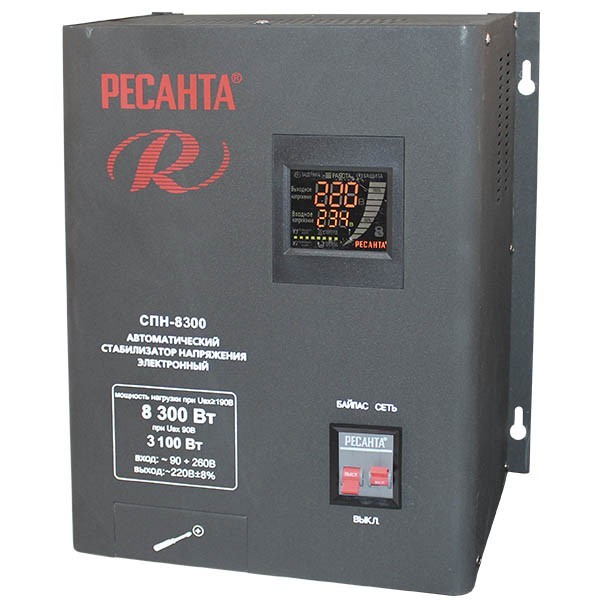 Стабилизатор напряжения РЕСАНТА СПН-8300 63_6_27