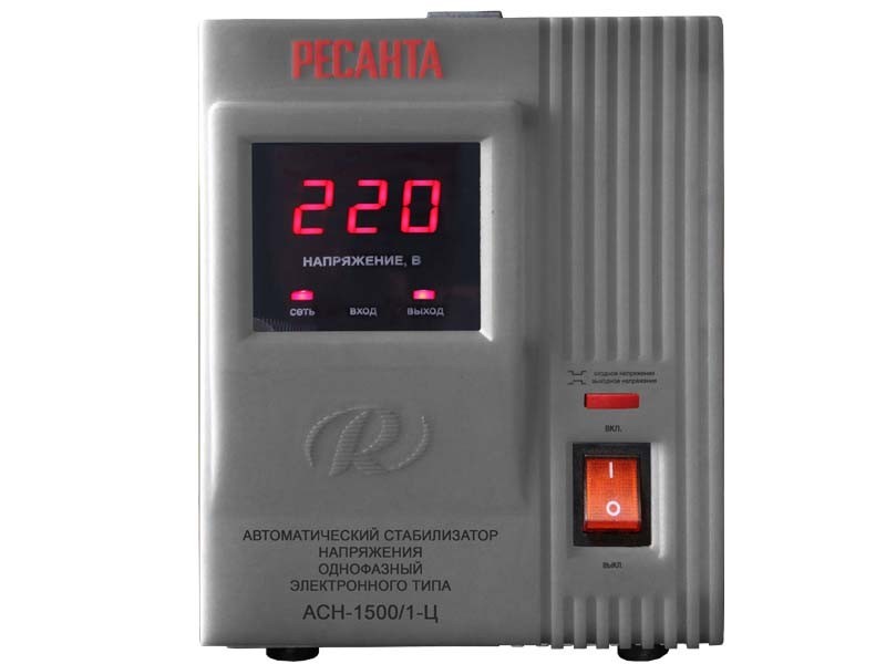 Стабилизатор напряжения РЕСАНТА ACH-1500/1-Ц 63_6_3