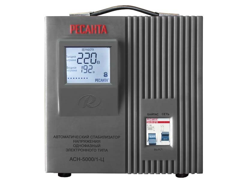 Стабилизатор напряжения РЕСАНТА АСН-5000/1-Ц 63_6_6