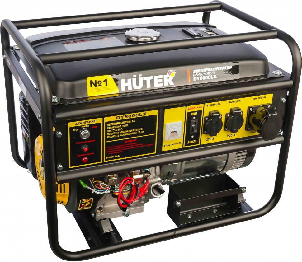 Портативный бензогенератор HUTER DY8000LX 64_1_19