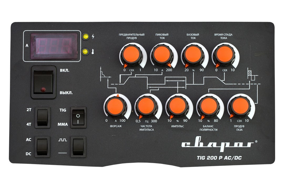 Сварочный инвертор Сварог TECH TIG 200 P AC/DC (E101)