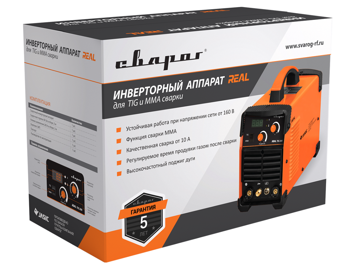 Сварочный инвертор Сварог REAL TIG 200 (W223)