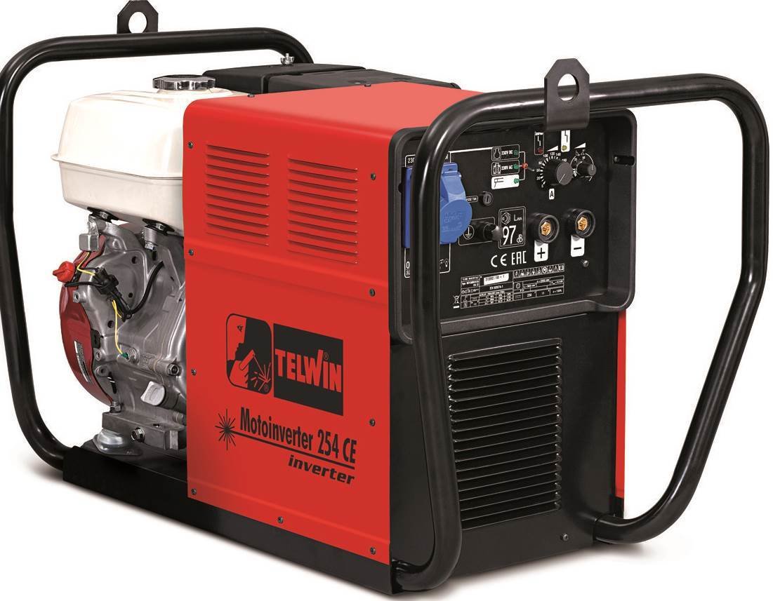 Сварочный генератор Telwin MOTOINVERTER 254 CE HONDA 815975