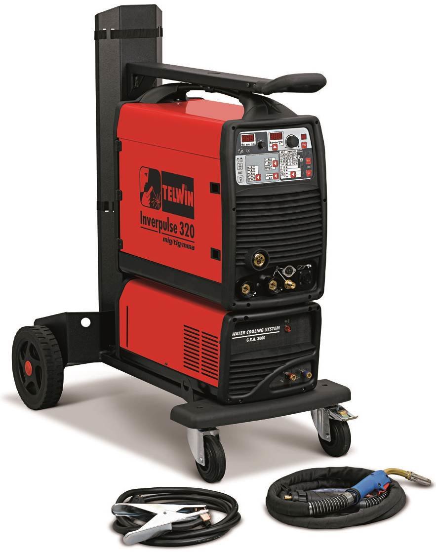 Сварочный полуавтомат INVERPULSE 320 MIG/TIG/MMA AQUA 815336