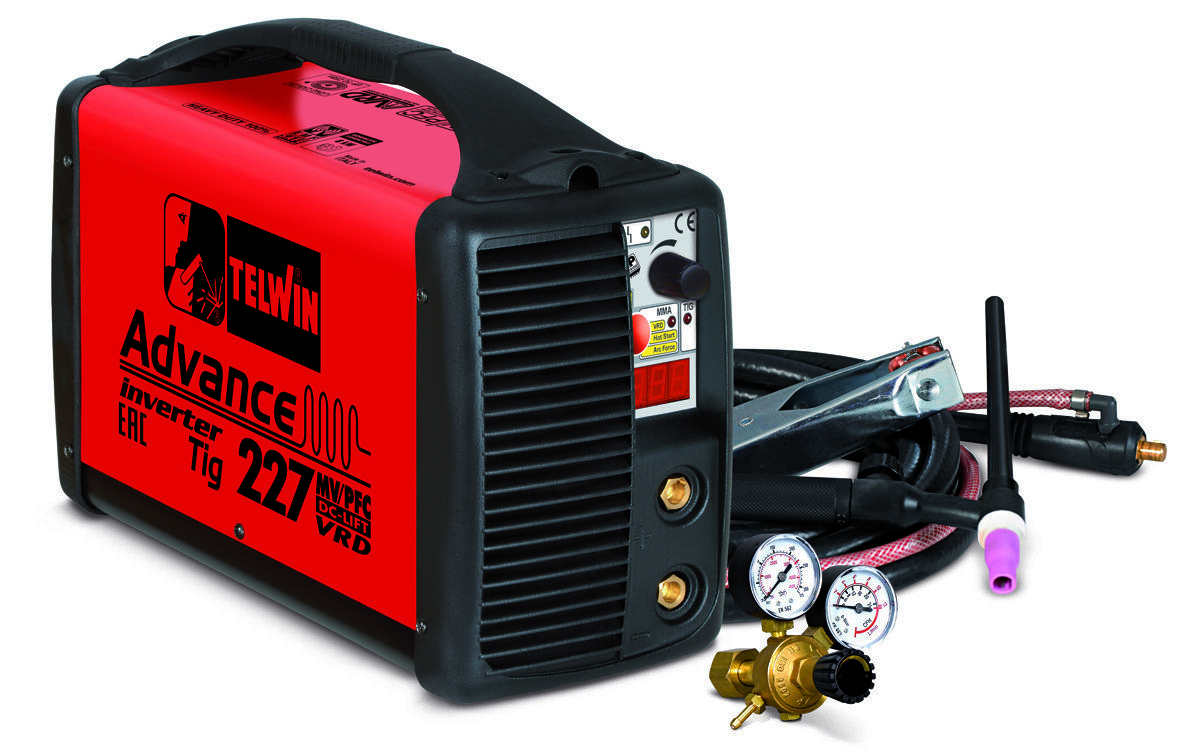 Аппарат аргонодуговой сварки Telwin ADVANCE 227 MV/PFC TIG DC-LIFT + TIG ACC. 852052
