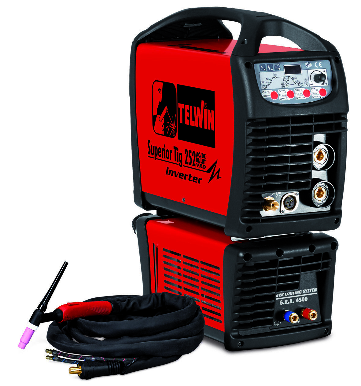 Аппарат аргонодуговой сварки Telwin SUPERIOR TIG 252 AC/DC HF/LIFT VRD AQUA + TIG ACC. 816119