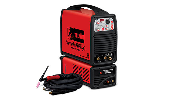 Аппарат аргонодуговой сварки Telwin SUPERIOR TIG 422 AC/DC-HF/LIFT AQUA + TIG ACC.