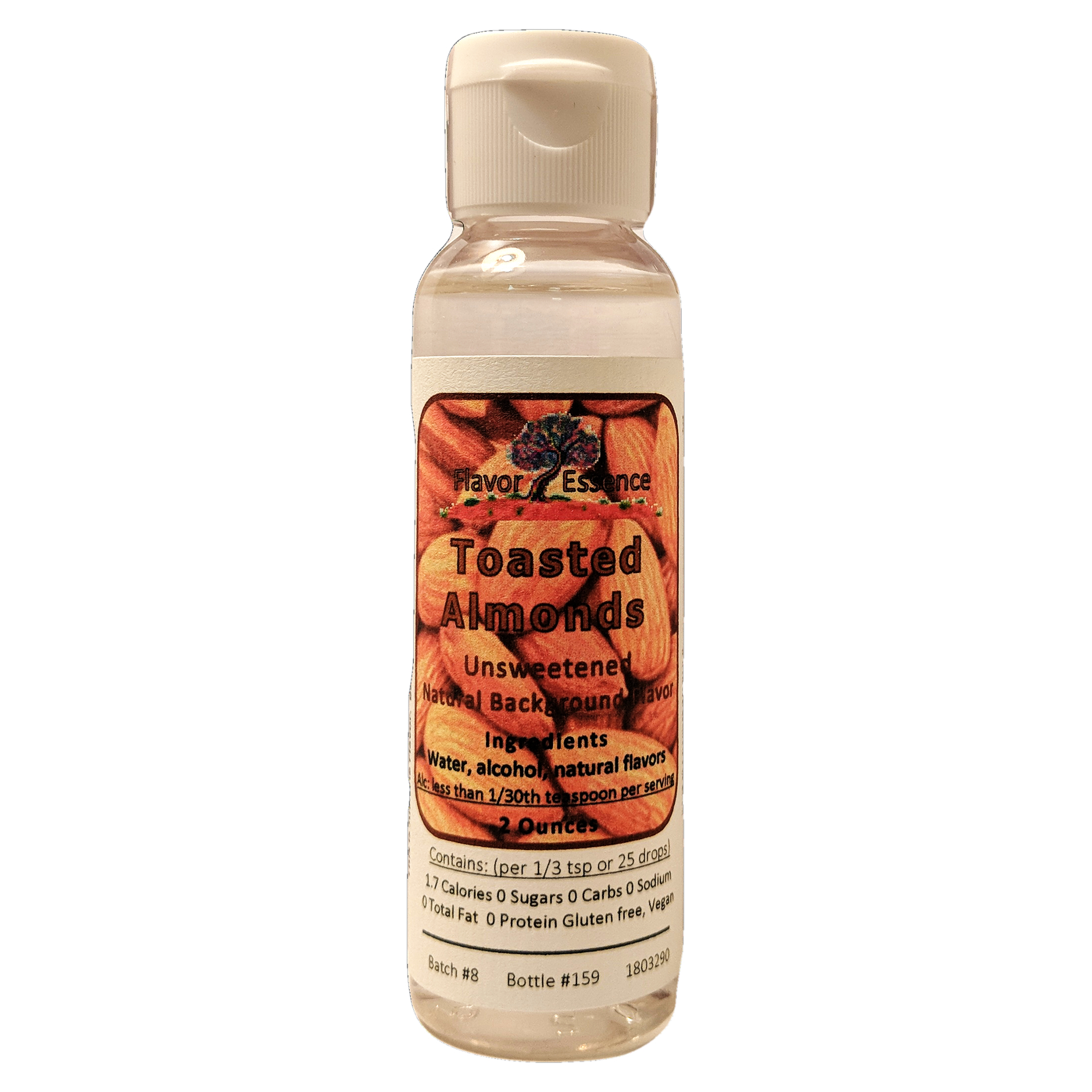 TOASTED ALMONDS Unsweetened Natural Flavoring TA-