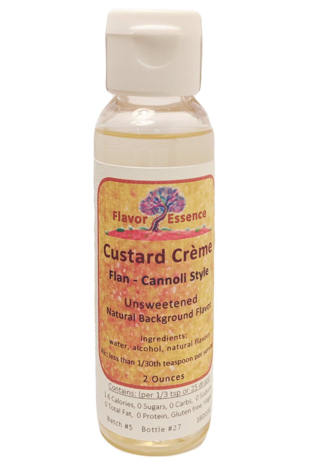 Flavor Essence CUSTARD CRÉME (Flan - Cannoli Style) -Unsweetened Natural Flavoring Flavor Essence CUSTARD CRÉME (Flan - Cannoli Style) -Unsweetened Natural Flavoring