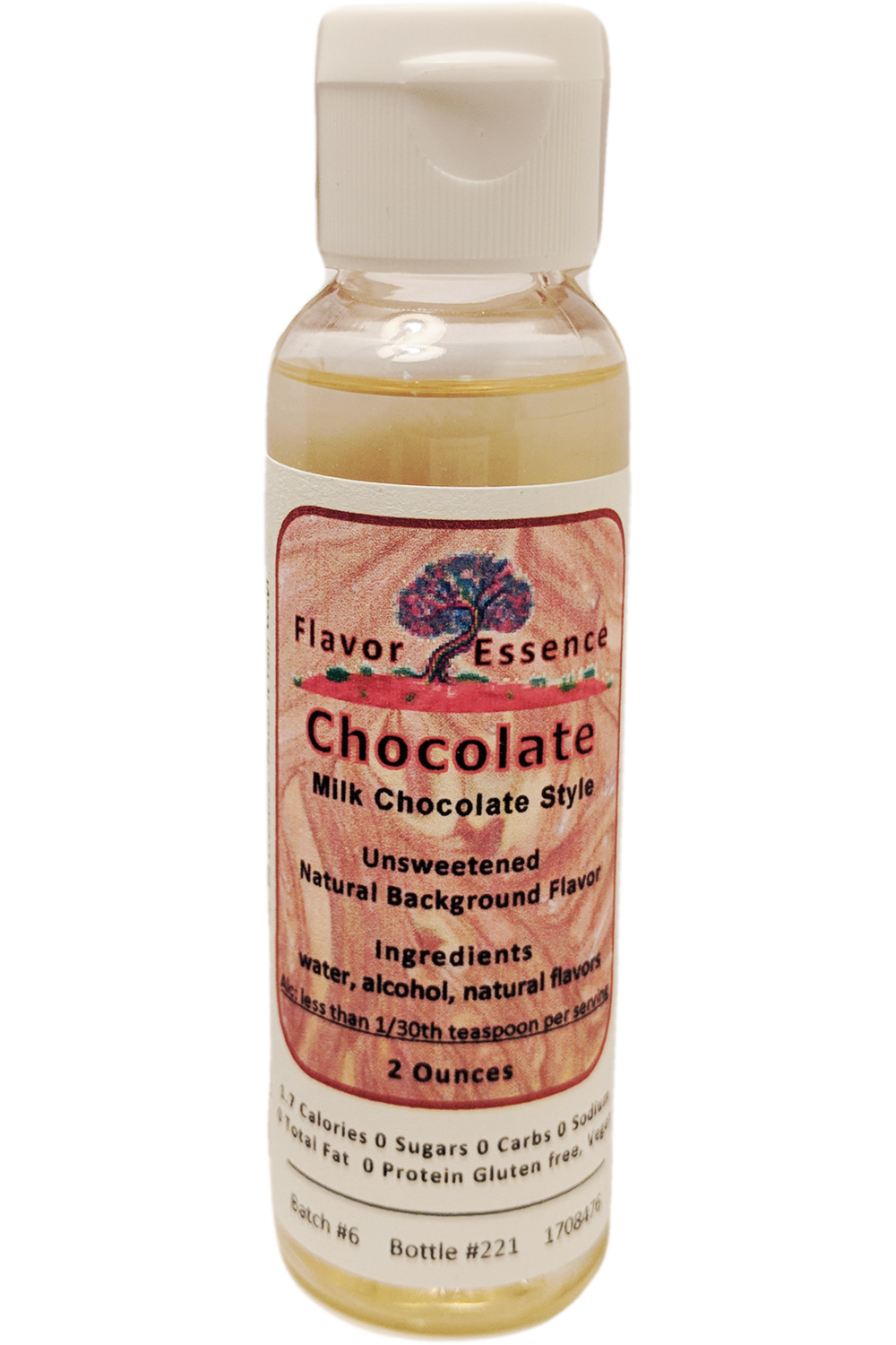 Flavor Essence CHOCOLATE (Milk Chocolate) -Unsweetened Natural Flavoring Flavor Essence CHOCOLATE (Milk Chocolate) -Unsweetened Natural Flavoring