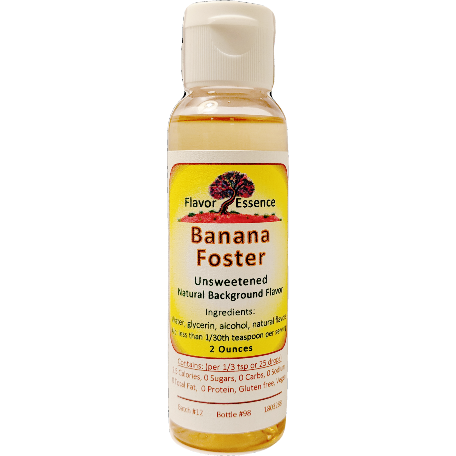 Flavor Essence BANANA FOSTER -Unsweetened Natural Flavoring Flavor Essence BANANA FOSTER -Unsweetened Natural Flavoring